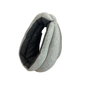 Ostrich Pillow Light Reversible Gray Travel Pillow Neck Micro Bead I01